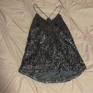 Express Sequin Tank Top